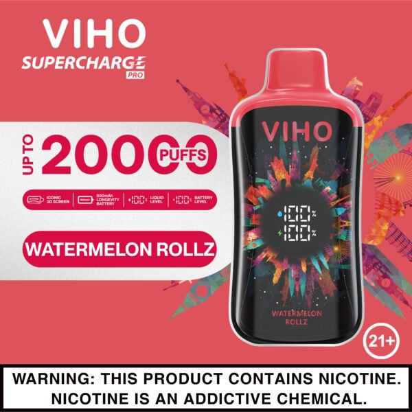 Watermelon Rollz Ice Viho Supercharge Pro