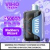 Viho TRX: 50K Puffs Blackberry Blizzard Flavor with Customizable Airflow