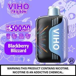 Viho TRX: 50K Puffs Blackberry Blizzard Flavor with Customizable Airflow