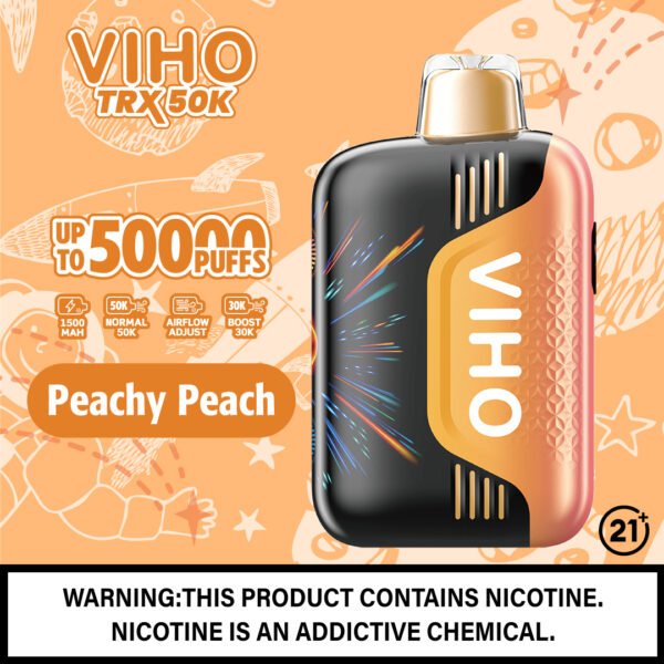 Viho TRX: 50K Puffs Bold Peachy Flavor with Customizable Airflow