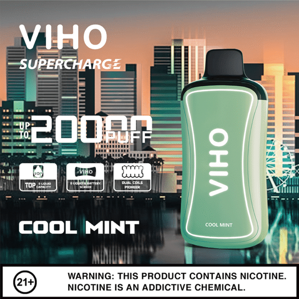 VIHO SUPERCHARGE COOL MINT Flavor
