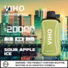 VIHO SUPERCHARGE SOUR APPLE ICE Flavor Information