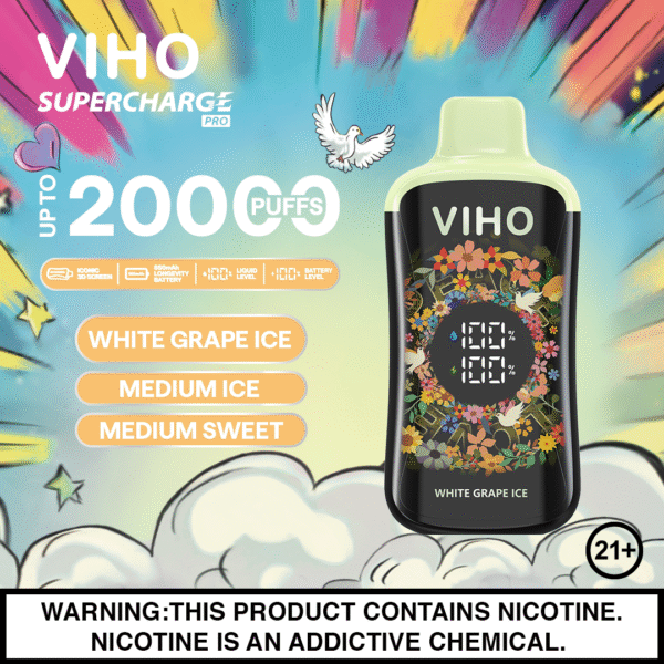 White Grape Ice Viho Supercharge Pro