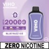 viho supercharger vape BLUE-RAZZ-ICE-0nicotine