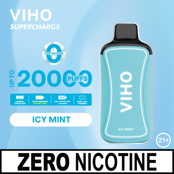 viho supercharger vape ICY-MINT-0nicotine