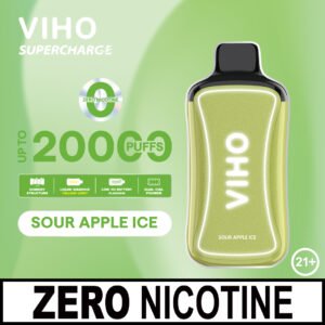viho supercharger vape SOUR-APPLE-ICE-0nicotine