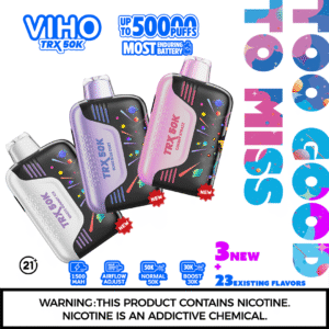 White Gummy Ice Viho TRX Vape 50K Puffs
