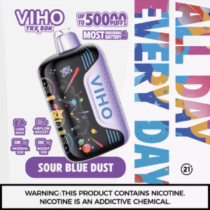 sour blue dust Viho TRX 50K disposable vape – official Viho vapes store