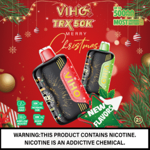 Blue Razz Ice Viho TRX Vape 50K Puffs Christmas Edition
