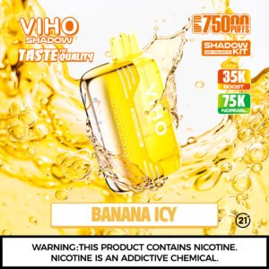 Viho Shadow 75k Disposable Kit Banana Icy Flavor