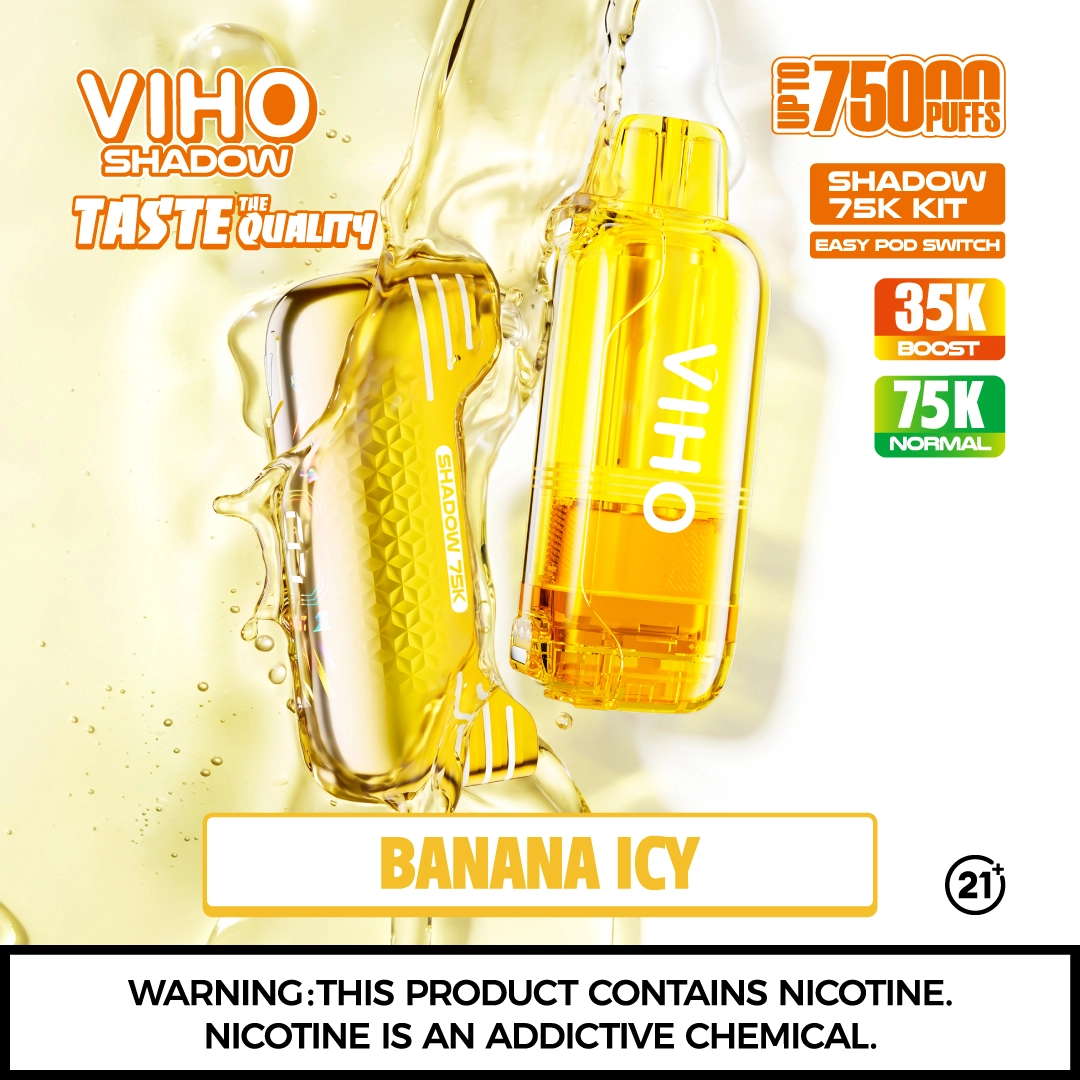 VIHO Shadow 75K Banana Icy Disposable Vape Kit