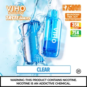 VIHO Shadow 75K Clear Disposable Vape Kit