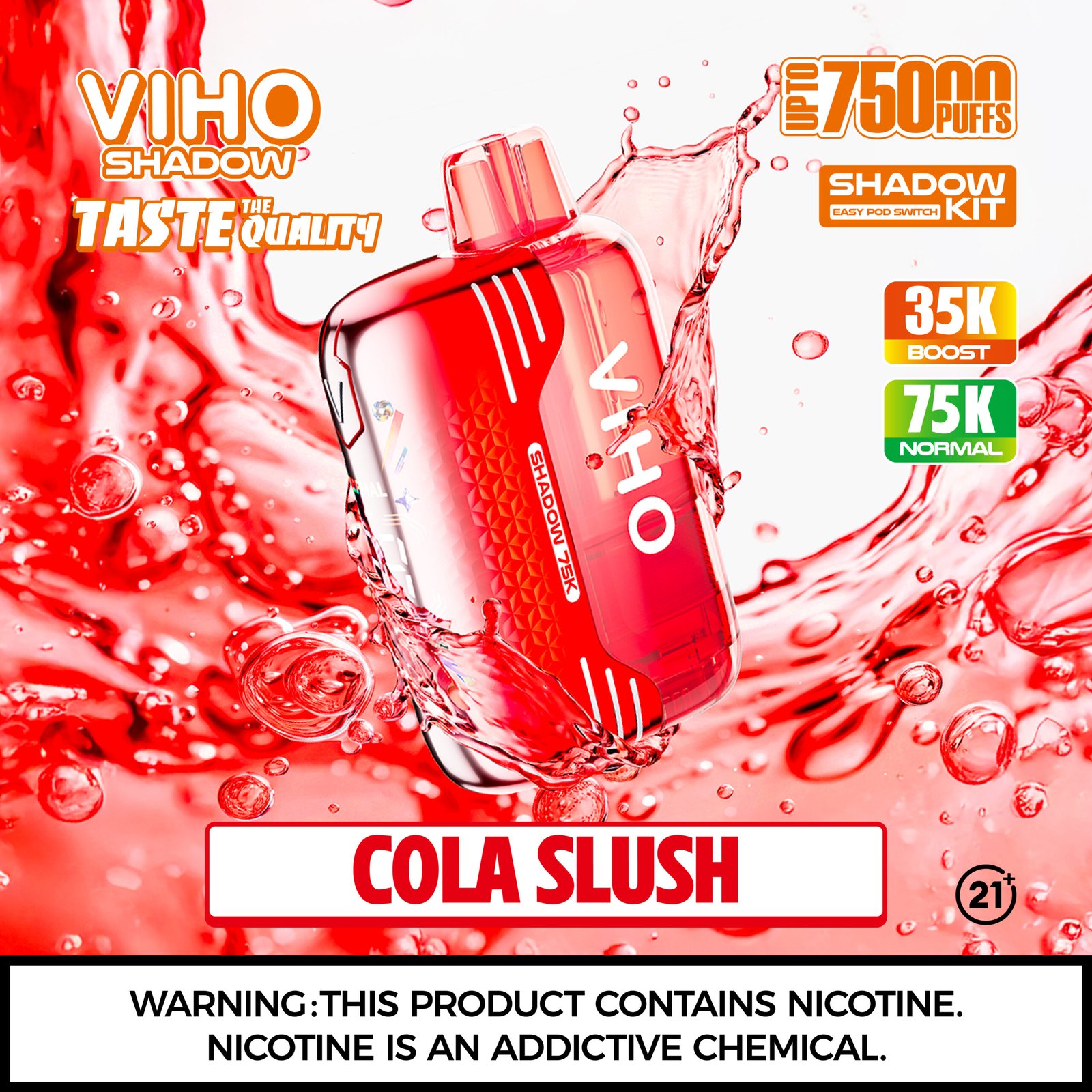 Viho Shadow 75k Disposable Kit Cola Slush Flavor