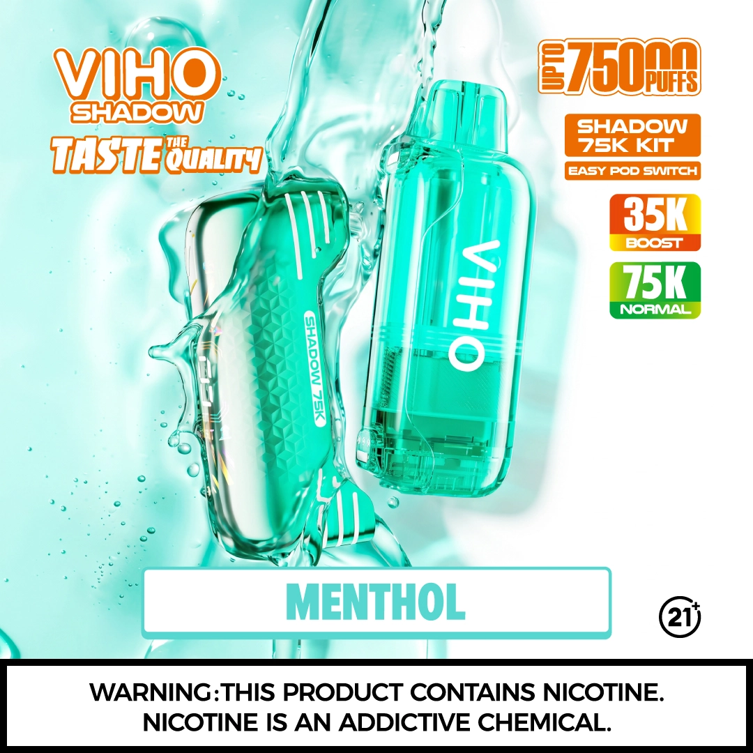 VIHO Shadow 75K Menthol Disposable Vape Kit