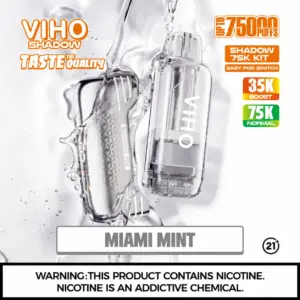 VIHO Shadow 75K Miami Mint Disposable Vape Kit