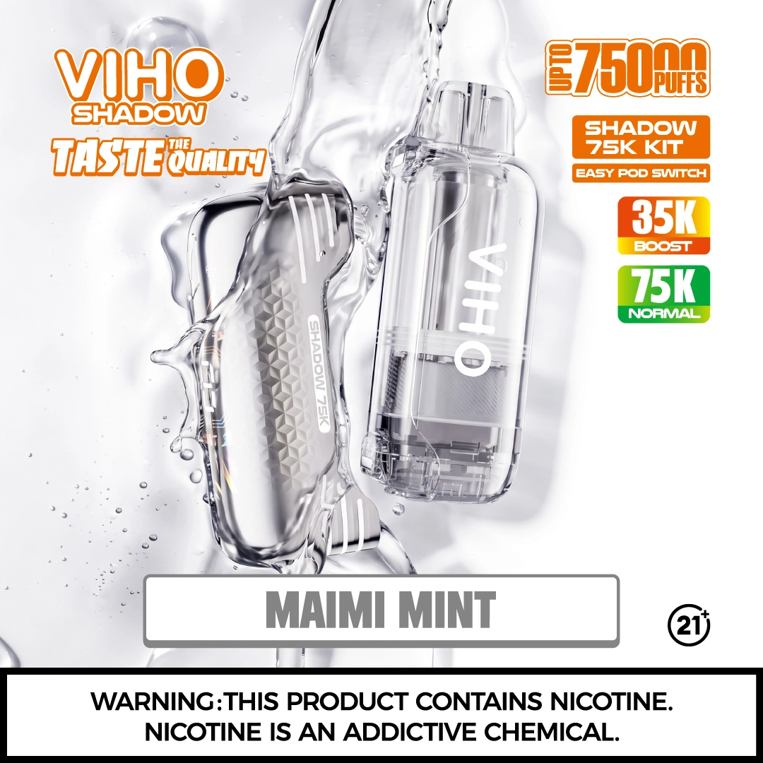 VIHO Shadow 75K Miami Mint Disposable Vape Kit