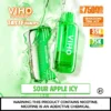 VIHO Shadow 75K Sour Apple Icy Disposable Vape Kit