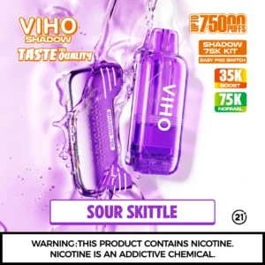 VIHO Shadow 75K Sour Skittle Disposable Vape Kit