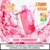 Viho Shadow 75k Disposable Kit Sour Strawberry flavor