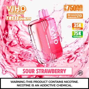 Viho Shadow 75k Disposable Kit Sour Strawberry flavor