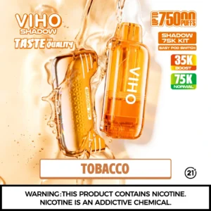 VIHO Shadow 75K Tobacco Disposable Vape Kit