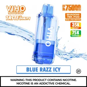 VIHO Shadow 75K Blue Razz Icy Replacement Pod